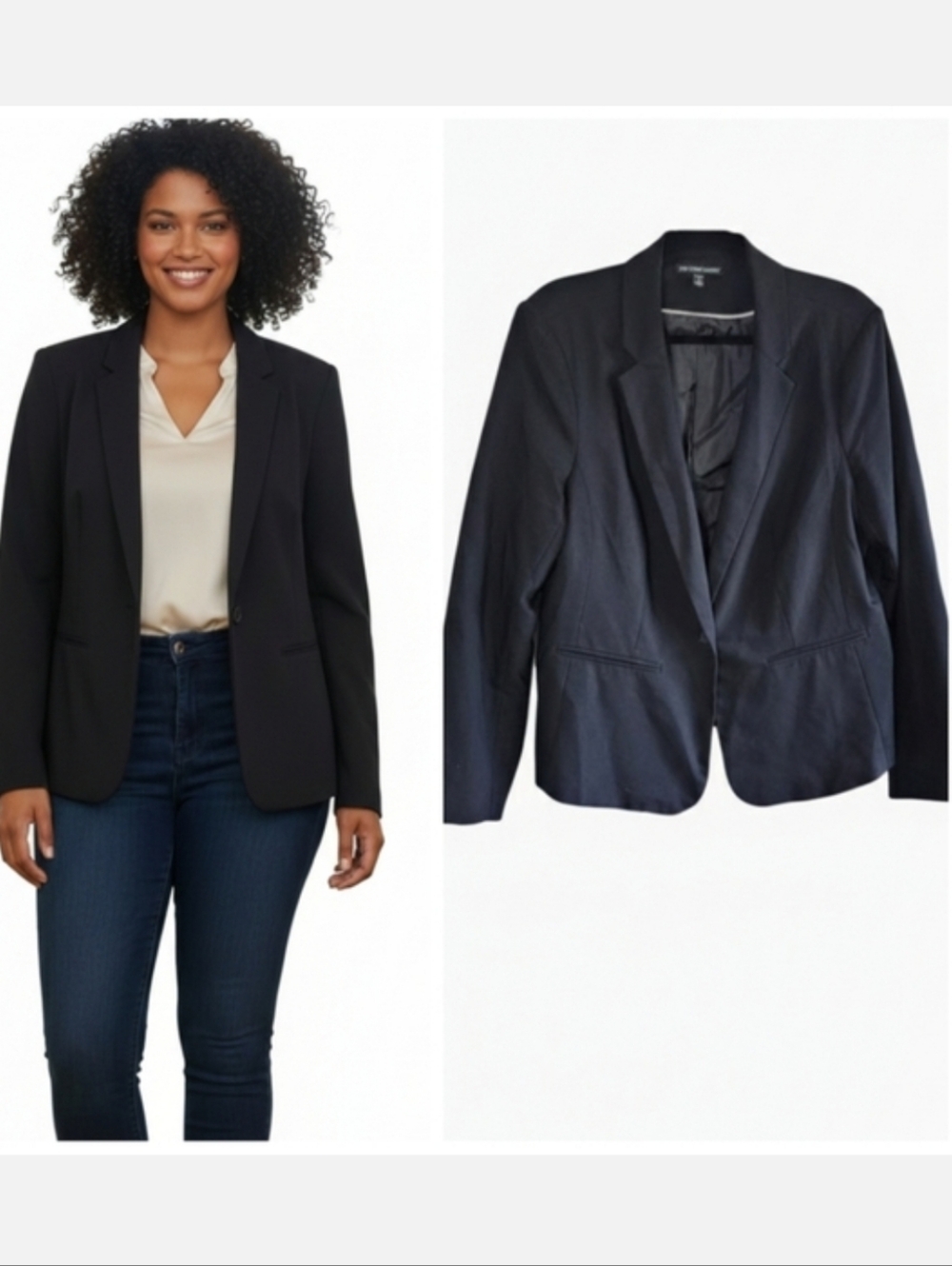 The Torie Jacket Black Blazer Jacket Women's plus size 16W